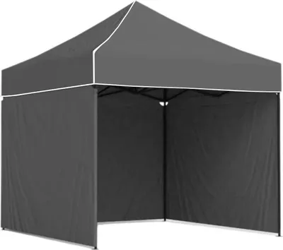 Produktbild von Ekspand | Partyzelt 2x2m - Grau - Faltbar - Ideal für Gartenpartys - Wetterfest und Stabil