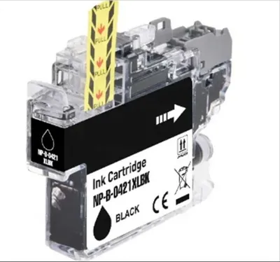 Produktbild von LC-421XLBK TiDis Ersatztintenpatrone – Schwarz m.10,5ml Inhalt