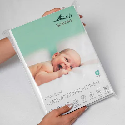 Produktbild von Wasserdichter Matratzenschoner 90x200 aus Baumwolle - 100 e Inkontinenzunterlage waschbar