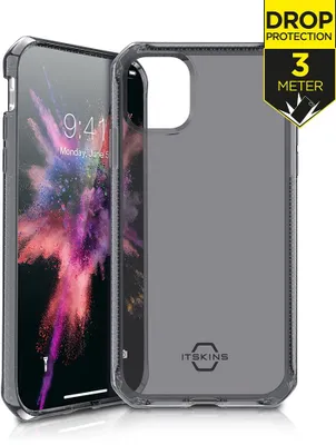 Produktbild von ITSKINS ITSPECLEARIP5819BLK, iPhone 11 Pro, Schwarz