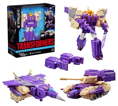 Image de Hasbro Transformers : Le Film, Série Studio, figurine Blitzwing, 17,5 cm