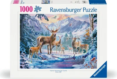 Produktbild von Rehe und Hirsche im Winter Ravensburger 12000888
