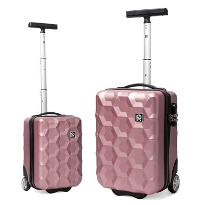 Produktbild von 884 S Kabinengepäck Kabinentrolley Koffer ABS Hardcase Grösse: S Farbe: Rose Red