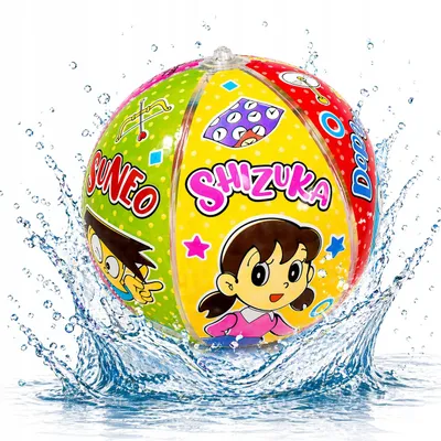 Zdjęcie produktu dla PIŁKA PLAŻOWA 40 cm Wielokolorowa na Basen Plażę Ogród dla Dzieci
