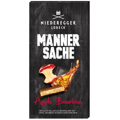 Produktbild von Niederegger Marzipan Tafel Apple Bourbon Vollmilch Schokolade 110g