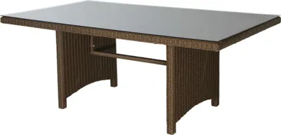 Produktbild von Grasekamp Tisch Ibiza 150x90cm mit Glasplatte
