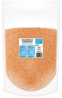 SOCZEWICA CZERWONA BIO 5 kg - HORECA (BIO PLANET)