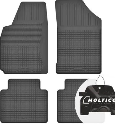 Produktbild von Gummimatten mit Rand Auto Fußmatten Gummi Automatten Passgenau 4-teilig Set - passend für Nissan Quest II 1999-2002