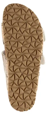 Produktbild von Tamaris Damen Pantolette zwei Riemen mit Tiermuster Ledertieffußbett 1-27523-46, Größe:40 EU, Farbe:Beige