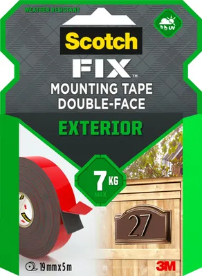 Productafbeelding van Scotch 7100274675 Scotch FIX™ EXTERIOR doppelseitiges Klebeband 19,0 mm x 5,0 m, 1 Rolle