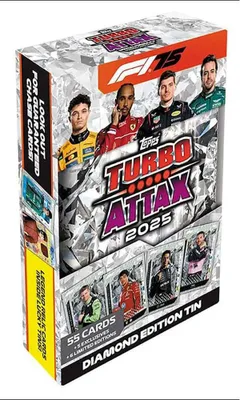 Produktbild von Topps Formula 1 Turbo Attax Tcg 2025 F1 Mega Tin Diamond Edition Sammelkarten Deutsch Mehrfarbig  Mehrfarbig One Size