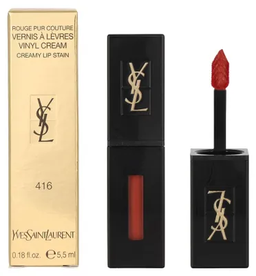 Produktbild von Yves Saint Laurent Lippenstift Yves Saint Laurent Rouge Pur Couture Vinyl Cream Lipstick 416 Psychedelic Chili 5.5ml