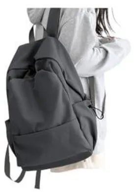 Produktbild von Schulrucksack Teenager Mädchen Tagesrucksack Laptop Rucksack 15,6 Zoll Grau 24L