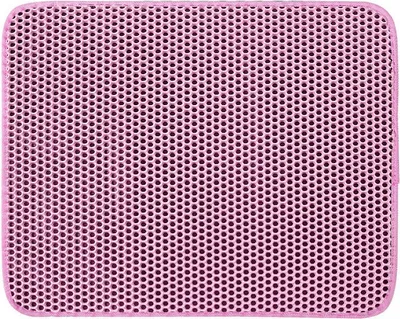 Obrázek produktu pro Dvouvrstvá protiskluzová podložka pro kočky z materiálu EVA, snadno čistitelná podložka pro kočky na kočičí toaletu (Rose,66x116cm)