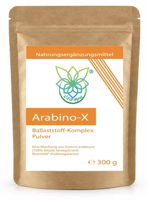 Produktbild von VITARAGNA Arabino-X Ballaststoffpulver 300 g Akazienfaser Arabinogalactan