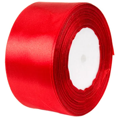 Image de Ruban de satin rouge 50mm - 32mb