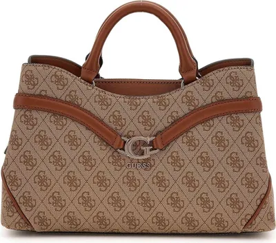 Produktbild von Elegante beige Damenhandtasche mit vielseitigen Fächern und Riemen