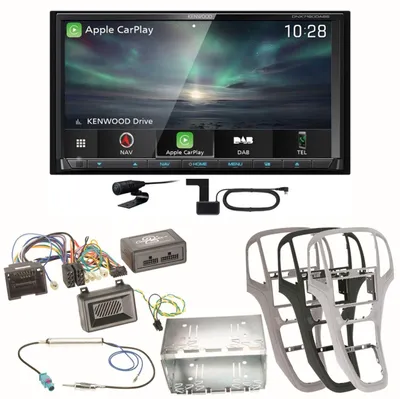 Produktbild von Kenwood DNX-7190DABS Android Auto Carplay DAB+ DVD CD Einbauset für Opel Astra J