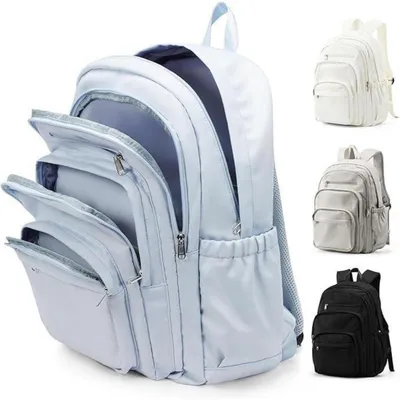Produktbild von Rucksack Damen Herren Blau Wasserabweisend mit Laptopfach 29L