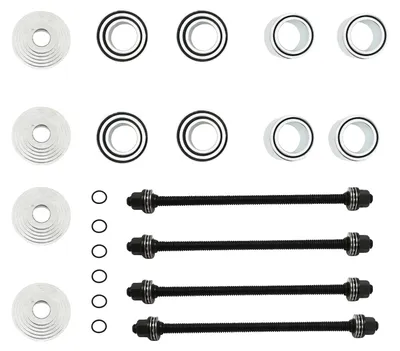 Produktbild von Gummihülsen-Ersatzwerkzeugset, 28-teilig, aus langlebigem Kohlenstoffstahl, SILBER