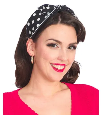 Produktbild von Banned Retro Haarreif - Lulu Schwarz