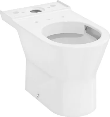 Produktbild von hansgrohe EluPura Original S Stand-WC, für Spülkästen, HygieneEffect, horizontaler Abgang, AquaChannel Flush, 360x640mm, 62038450