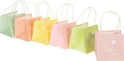 Produktbild von Geschenktüte Eine Tüte Glück für kleine liebevolle Überraschungen, 12 Stück
