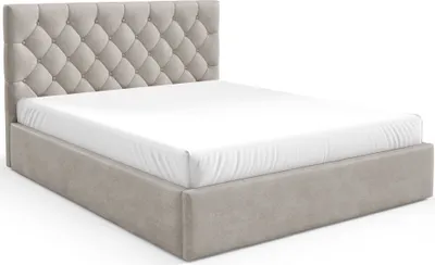 Produktbild von Selsey Aurevia - Polsterbett 160x200 mit Bettkasten und Samtbezug, beige