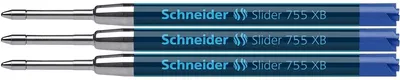 Produktbild von Kugelschreibermine Slider 755 XB blau Blisterkarte VE=10x3 Stück