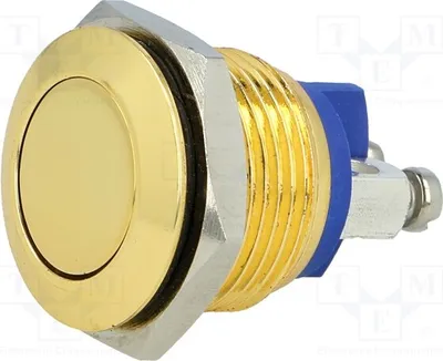 Immagine prodotto di 1 interruttore di sicurezza a 2A/36VDC, normalmente aperto (OFF), con commutazione a contatto (ON), modello GQ16F-10/G, grado di protezione IP65, posizione 2