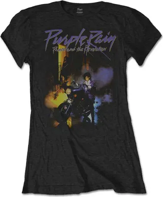 Produktbild von Prince Purple Rain Black S Damen T-Shirt