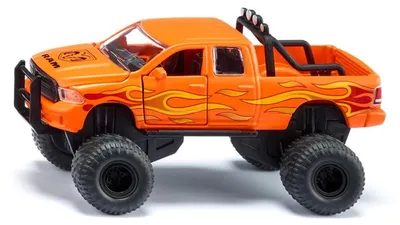 Obrázek produktu pro Siku RAM1500 with balloon tyres, Model pick-upu, Sestavený, 1:50, RAM 1500, Jakékoliv pohlaví, Kov, Plast