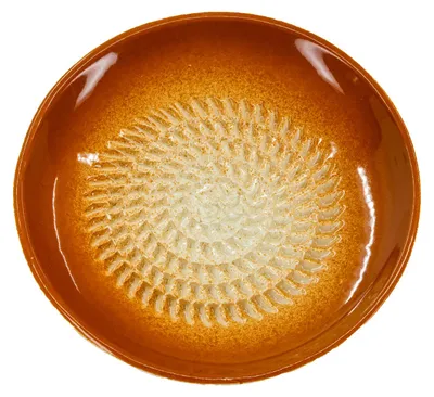 Produktbild von Kaladia Reibeteller Keramik Unifarben Hellbraun - Durchmesser ca. 12cm - 807