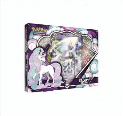 Produktbild von Pokemon Galar-Gallopa V-Box Deutsche Ausgabe
