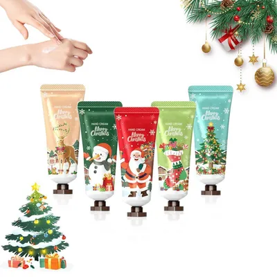 Produktbild von Handcreme Set 5 Stück Mini Handpflege für trockene Hände Geschenkset