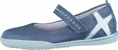 Produktbild von Däumling modische Mädchen Leder Ballerinas arione, Lederfutter, Lederfußbett, schmale Weite S, 3336189/26