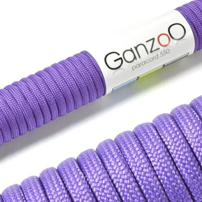 Imagen del producto de Cuerda paracord 550, de 4 mm de diámetro, 30 metros de longitud, fabricada en nylon-poliéster, ideal para camping