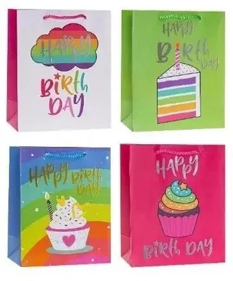 Produktbild von Torebka ozdobna hot stamp 31x42x12cm mix ROZETTE