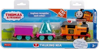 Immagine prodotto di Mattel Thomas & Friends Treno giocattolo parlante Nia con suono