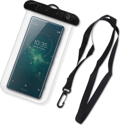 Produktbild von Wasserdichte Handy Tasche Sony Xperia Serie Schutz Hülle Wasserfest Cover CaseFarben:Transparent;Smartphone:Sony Xperia E5