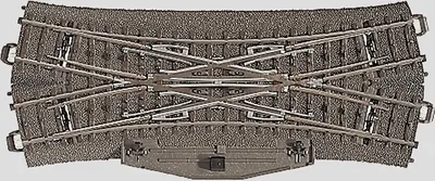 Immagine prodotto di Märklin H0 C-Gleis (mit Bettung) 24624 Kreuzungsweiche, doppelt 188.3 mm (24624)