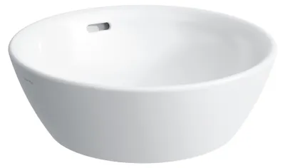 Produktbild von Laufen LF Pro, Waschtisch-Schale, 81296.2, ohne Hahnloch, mit Überlauf, Unterseite geschliffen, 420x420, Weiß, 1 Stk.
