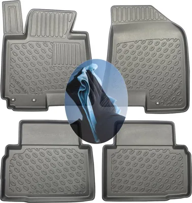 Produktbild von Z509191 TPE-Gummifußmatten kompatibel mit  Hyundai ix35  Facelift Steilheck Geländewagen SUV 5-türer 2013-2015