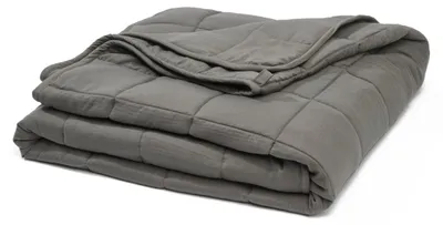 Image de Bleu Calin Couverture lestée anti-stress - Couette ponderée relaxante microfibre douce - 150x200cm