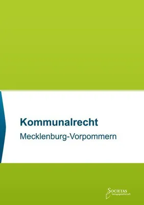 Produktbild von Kommunalrecht Mecklenburg-Vorpommern