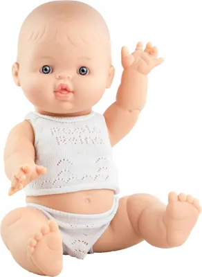 Produktbild von Paola Reina Babypuppe Gordi Junge hell Unterwäsche 34 cm - Vanilleduft