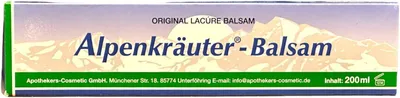 Produktbild von Original Alpenkräuter Lloyd Lacure Welness Sport Massage mit Kräuter, Schmerzlindernde, Entzündungshemmende (Alpenkräuter Balsam, 200 ml)