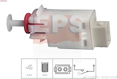 Produktbild von EPS Kupplungsschalter (GRA) 1.810.123 für OPEL Corsa C Schrägheck (X01) mechanisch