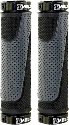 Produktbild von Velo Griffe D3 ALUMINIUM, Paar 130/130mm schwarz grau