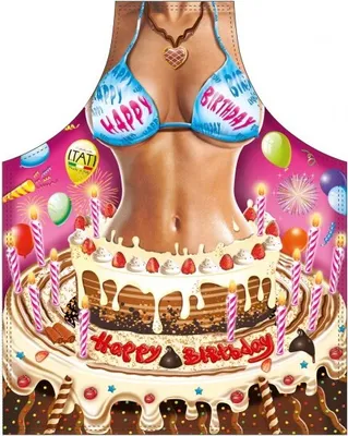Produktbild von Grill u. Küchenschürze - Happy Birthday Woman